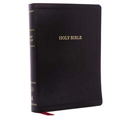 KJV Holy Bible: Super Giant Print with 43,000 Cross References, Deluxe Black Leathersoft, Red Letter, Comfort Print: King James Version